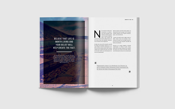 Simple & Clean Magazine Tempalte IV in Magazine Templates - product preview 11