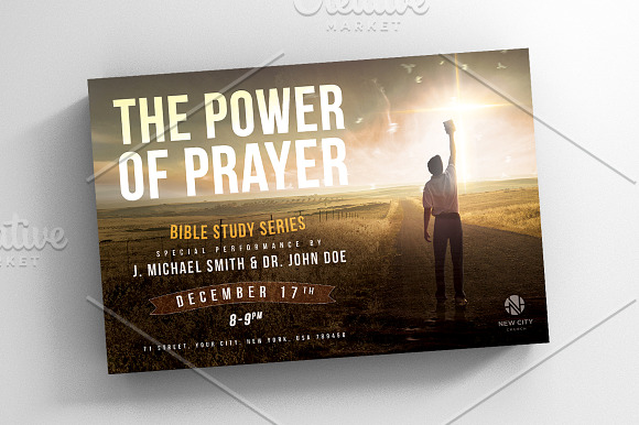 The Pover Of Prayer in Flyer Templates - product preview 3