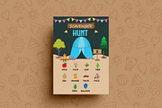 Camping Tent Scavenger Hunt Party Te