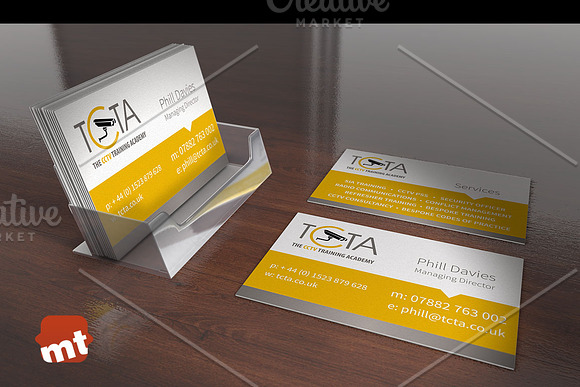 Business Card Mock w Stands/Holder in Print Mockups - product preview 2