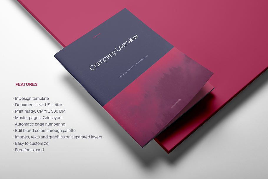 Purple Business Brochure Layout in Brochure Templates - product preview 8