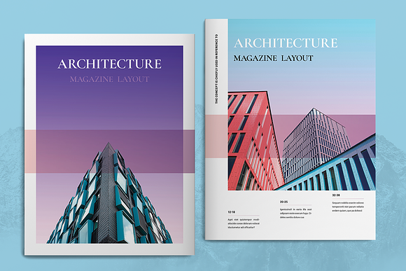 Colorful Architecture Magazine in Magazine Templates - product preview 1
