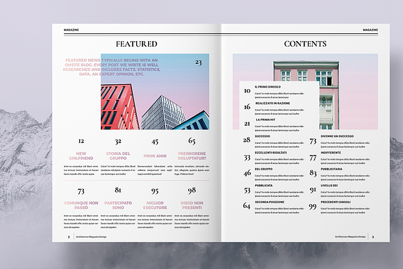 Colorful Architecture Magazine in Magazine Templates - product preview 2
