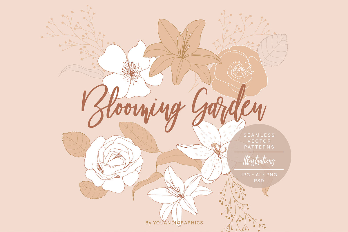 Blooming Garden Floral Patterns in Patterns - product preview 8