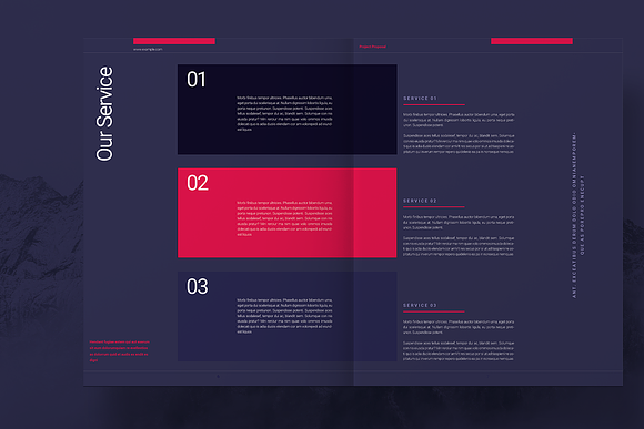 Purple Business Proposal Layout in Brochure Templates - product preview 4