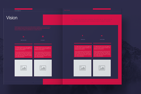 Purple Business Proposal Layout in Brochure Templates - product preview 7