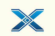 X Point Letter Logo