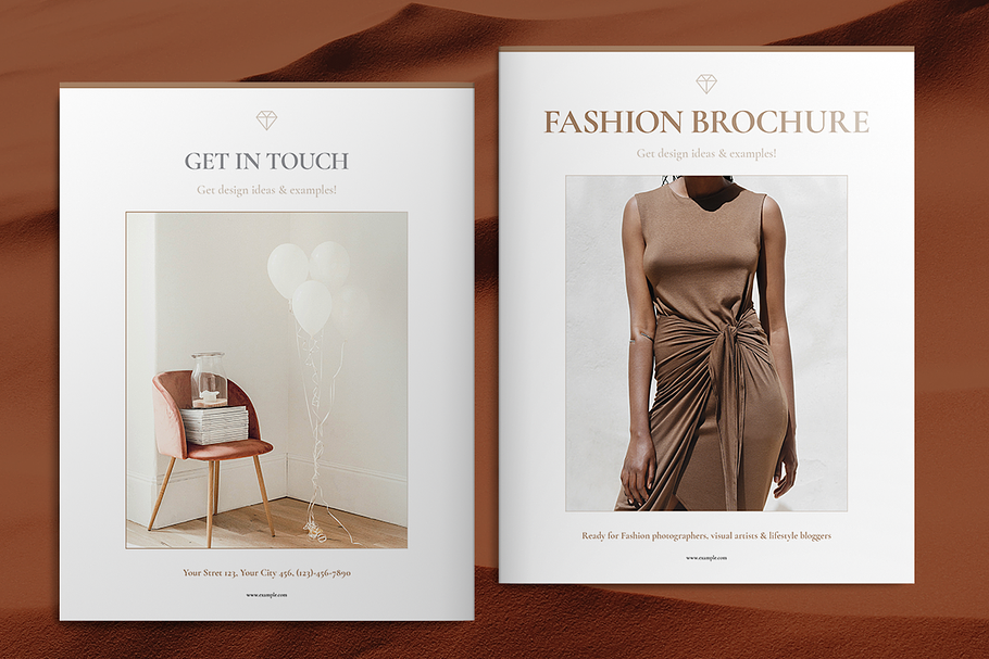 Fashion Brochure Layout in Brochure Templates - product preview 8