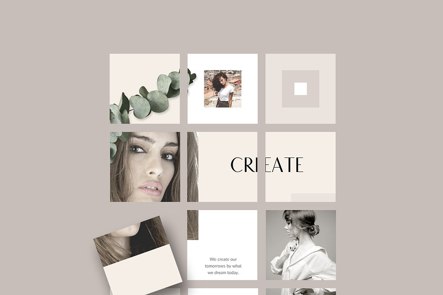 CANVA | Instagram PUZZLE - Classy in Instagram Templates - product preview 8