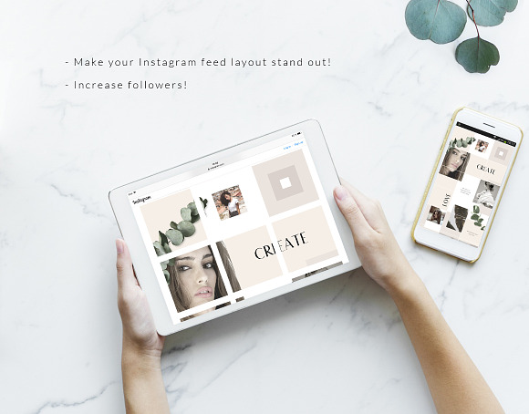 CANVA | Instagram PUZZLE - Classy in Instagram Templates - product preview 3
