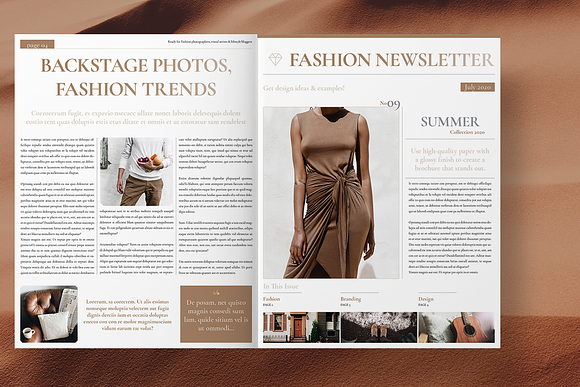 Fashion Newsletter in Brochure Templates - product preview 2