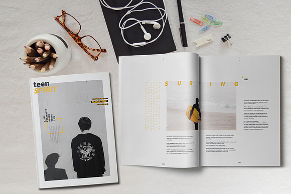Multipurpose Indesign Magz Template in Magazine Templates - product preview 3