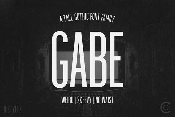 Gabe Sans - Tall Gothic Font Family in Sans-Serif Fonts - product preview 13