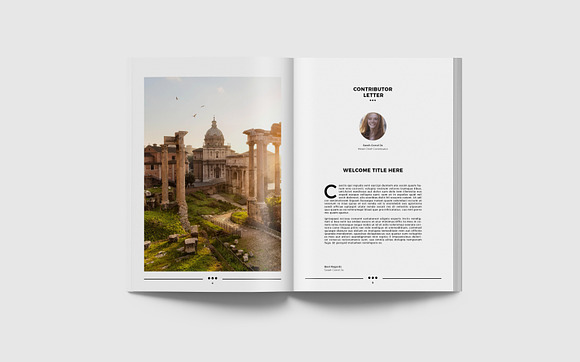 Simple & Clean Magazine Template V in Magazine Templates - product preview 7