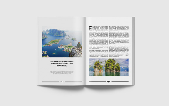 Simple & Clean Magazine Template V in Magazine Templates - product preview 9