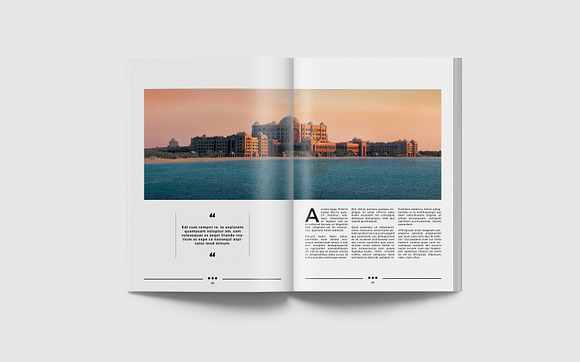 Simple & Clean Magazine Template V in Magazine Templates - product preview 10
