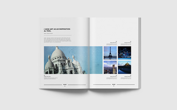 Simple & Clean Magazine Template V in Magazine Templates - product preview 11