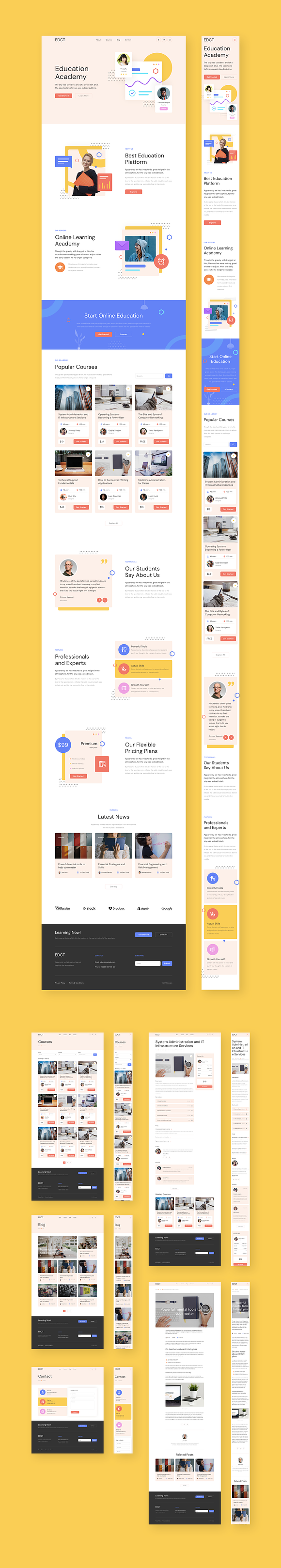 FIVE - Responsive Templates in Landing Page Templates - product preview 11