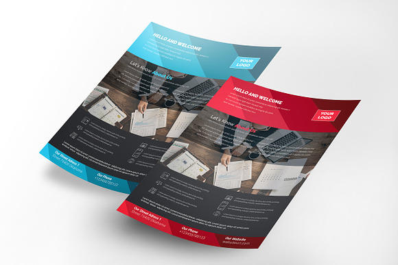 90 Corporate Flyers Bundle in Flyer Templates - product preview 2