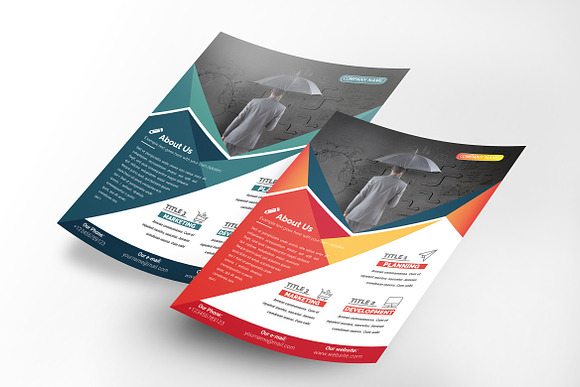 90 Corporate Flyers Bundle in Flyer Templates - product preview 3