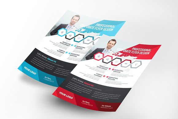 90 Corporate Flyers Bundle in Flyer Templates - product preview 64