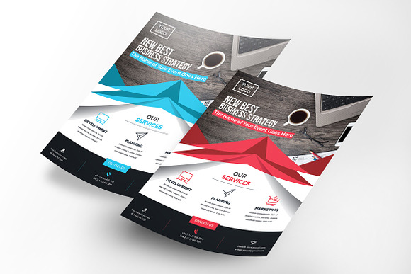 90 Corporate Flyers Bundle in Flyer Templates - product preview 73
