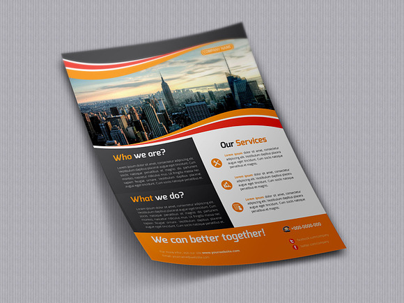 90 Corporate Flyers Bundle in Flyer Templates - product preview 92