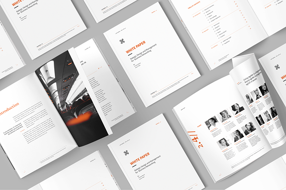 White Paper in Brochure Templates - product preview 1