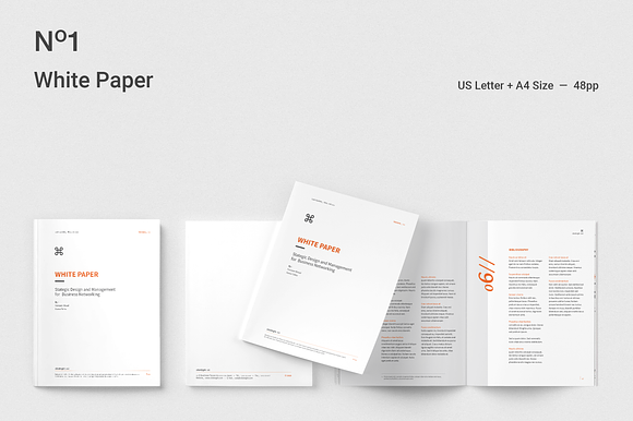 White Paper in Brochure Templates - product preview 15