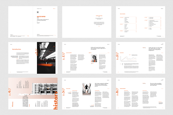 White Paper in Brochure Templates - product preview 16