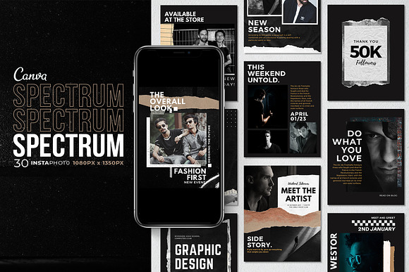 Spectrum Puzzle Bundle in Instagram Templates - product preview 9