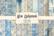 Blue Ephemera Textures
