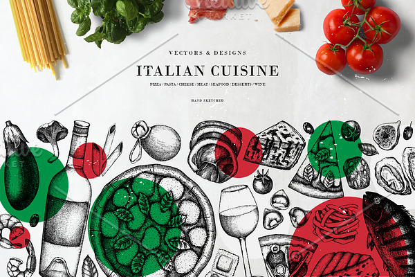 Italian Cuisine Designs Collection