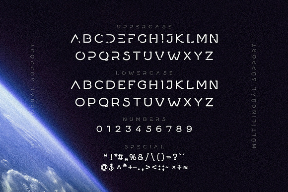 Flare - Futuristic Science Font in Display Fonts - product preview 7