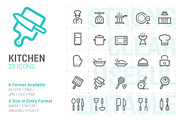 Kitchenware and Utensil Mini Icon