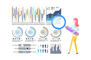 Business Infographic, Statistical