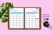 Monthly Planner Template V01