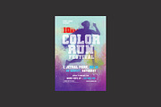 Color Run Festival Flyer