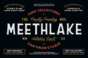 Meethlake Typeface || Vintage Font