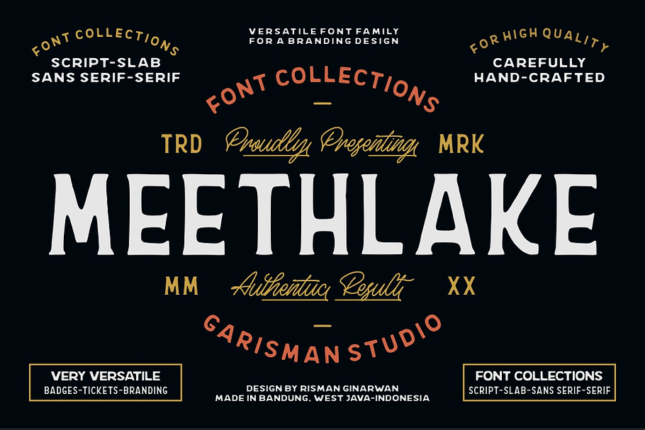 Meethlake Typeface || Vintage Font in Display Fonts - product preview 8