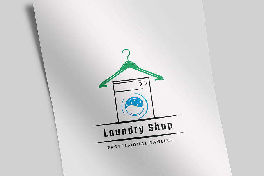 Laundry Shop Logo
