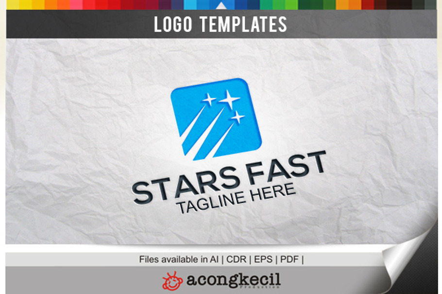 Stars Fast in Logo Templates - product preview 8