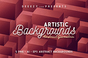 5 Artistic Abstract Backgrounds