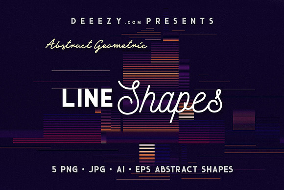 5 Abstract Line Shapes in Graphics - product preview 4