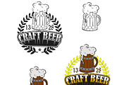 Vintage Style Craft Beer Label Set