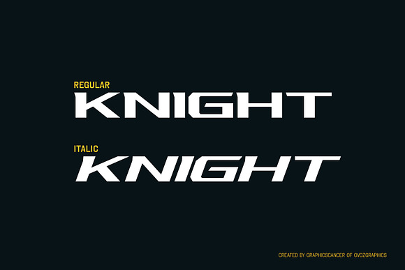 LLA Knight Sports Font in Display Fonts - product preview 3