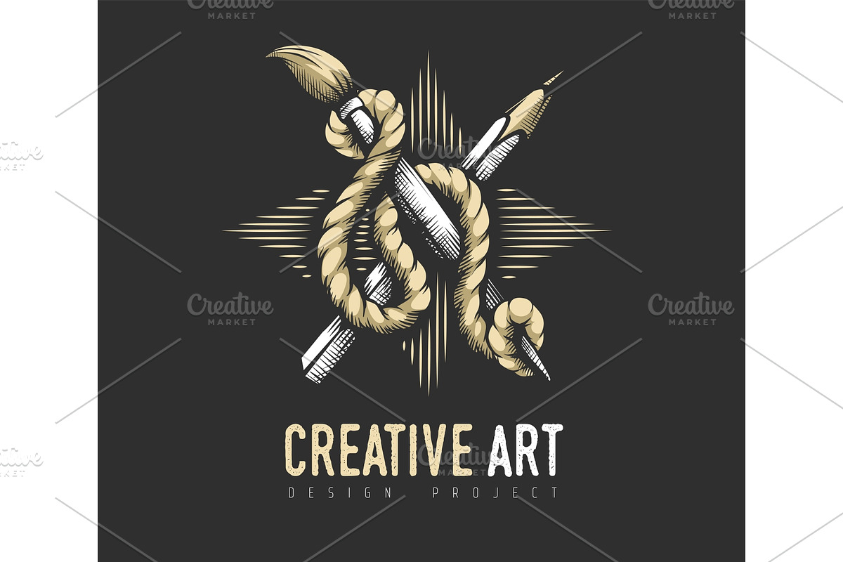 Creative Art concept. Heraldic. in Illustrations - product preview 8
