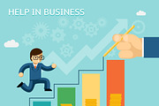 Help in business concept