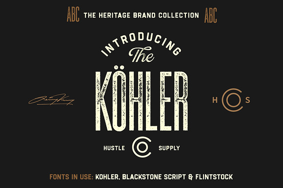 The Heritage Brand Collection in Retro Fonts - product preview 3
