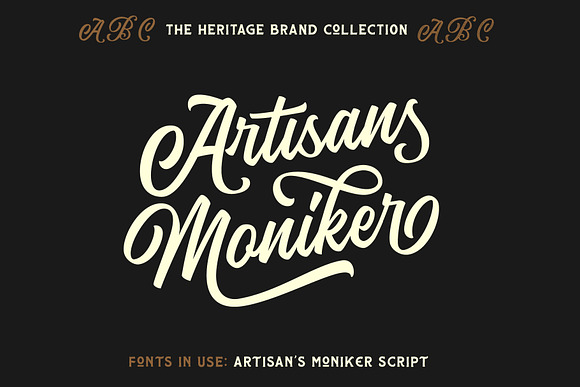 The Heritage Brand Collection in Retro Fonts - product preview 4